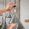 AnLi Style Hanglamp 5+4 tapse kap glas (G9)