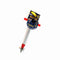 Parasolanker Geel Blauw Rood Aluminium 32 x 16,5 x 6,5 cm Ø 25 mm