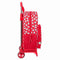 Schoolrugzak met Wielen Hello Kitty Iconic Wit Rood 33 x 42 x 14 cm