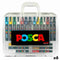 Set Viltstiften POSCA Multicolour (6 Stuks)