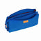Pennenetui met 3 vakken F.C. Barcelona M744 22 x 12 x 3 cm Kastanjebruin Marineblauw