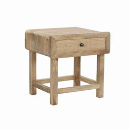 Nachtkastje DKD Home Decor Bruin Natuurlijk Mangohout 50 x 40 x 50 cm