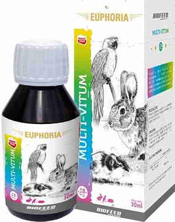 BIOFEED Euphoria Multi-Vitum Exo - vitaminen voor knaagdieren, konijnen en vogels - 30ml