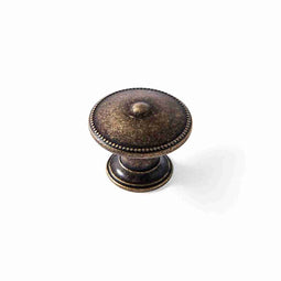 Deurknop Rei 3121 Gouden Metaal Versleten Ø 30 x 24 mm 4 Onderdelen