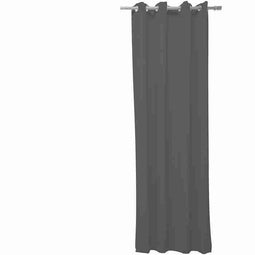 Gordijn met oogjes - 140x240 - houtskool - Vandaag essentieel - 356003