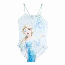Zwempak voor Meisjes Frozen Licht Blauw Maat 6 Jaar