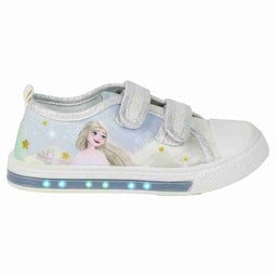 Casual Kindersneakers Frozen Licht Blauw Schoenmaat