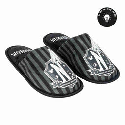 Slippers Voor in Huis Wednesday Zwart Schoenmaat
