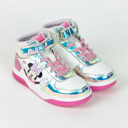 Sportschoenen met LED Minnie Mouse Zilverkleurig Schoenmaat 33