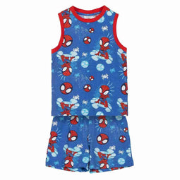 Pyjama Kinderen Spidey Blauw Maat 2 Jaar