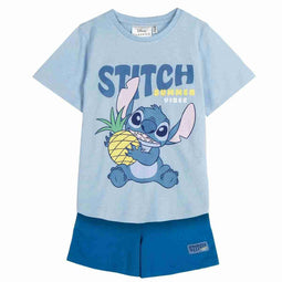 Kledingset Stitch Blauw Maat 12 Jaar