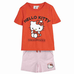 Kledingset Hello Kitty Rood Maat 8 Jaar