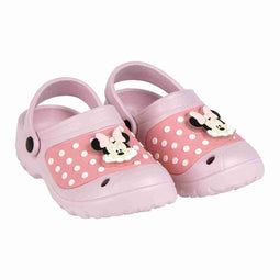 Strandklompen Minnie Mouse Roze Schoenmaat 28-29