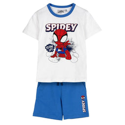 Kledingset Spidey Wit Maat 2 Jaar
