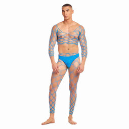 Ondergoed Set Rainbow Party Blauw S/M
