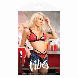Ondergoed Set Fantasy Lingerie Rood (M/L)