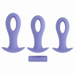 Anale Plug Evolved Paars (8,9 cm) (9,5 cm) (10,1 cm)