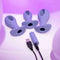 Anale Plug Evolved Paars (8,9 cm) (9,5 cm) (10,1 cm)