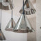 AnLi Style Hanglamp 5+4 tapse kap glas (G9)