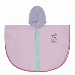 Waterponcho met Kap Minnie Mouse Lila Maat 3-4 Jaar