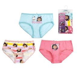 Pakket met onderbroeken voor meisjes Gabby's Dollhouse Multicolour 3 Stuks Maat 6-8 jaar