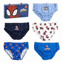 Pakket met onderbroeken Spidey Multicolour 5 Stuks Maat 6-8 jaar