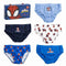 Pakket met onderbroeken Spidey Multicolour 5 Stuks Maat 6-8 jaar