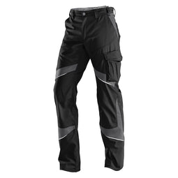 Kbler Activiq Werkbroek voor dames, zwart, maat 48, werkbroek voor dames van gemengd weefsel, lichte werkbroek voor dames