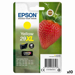 Originele inkt cartridge Epson XP 235 332 335 432 435 - Nº 29 XL Geel (10 Stuks)