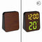 Wekker Versa Wit Zwart Groen