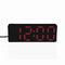 Wekker Versa Zwart Rood