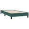 Bedframe zonder matras 100x220 cm fluweel donkergroen