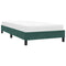 Bedframe zonder matras 100x220 cm fluweel donkergroen