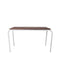 Originele tafel van walnoothout - parelwit