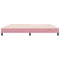 Bedframe zonder matras 180x210 cm fluweel roze