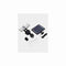 LUMI JARDIN - Douglas - Zonneschijnwerper - H23cm - met LED - met bewegingsmelder - Wit