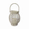 Led-lantaarn Versa Wit Rotan