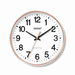 Muurklok Versa Wit Plastic 4,3 x 30 x 30 cm