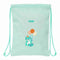 Rugtas met Koordjes Safta Fiesta Groen 26 x 34 x 1 cm
