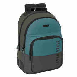 Schoolrugzak Safta Urban style Blauw Grijs 32 x 42 x 15 cm