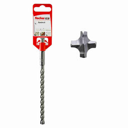 Borenset Fischer Quattric II SDS Plus Staal 6 x 215 mm