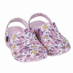Strandklompen Minnie Mouse Roze Schoenmaat 24-25