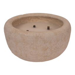 PTMD Gabor Brown Cement Outdoor Candle XL