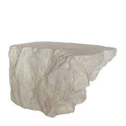 PTMD Khowan White MGO Mix Coffeetable Rock Stone Look L