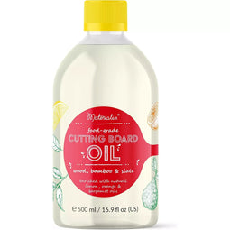 Materialix Antibacteriële Snijplank Olie – Voedselveilige Minerale Olie voor Houten en Bamboe Sn...