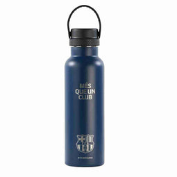 Thermosfles F.C. Barcelona Marineblauw Siliconen Roestvrij staal