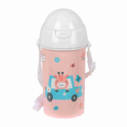 Waterfles Safta Jirafa Koraal PVC 500 ml