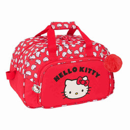 Sporttas Hello Kitty Iconic Wit Rood 40 x 24 x 23 cm