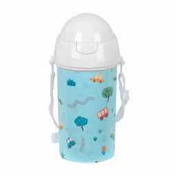 Waterfles Safta Coches Blauw PVC 500 ml