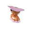 PTMD Lady Purple Ceramic Women With Hat Pot